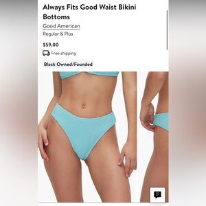 Good American Bikini Bottom NWOT